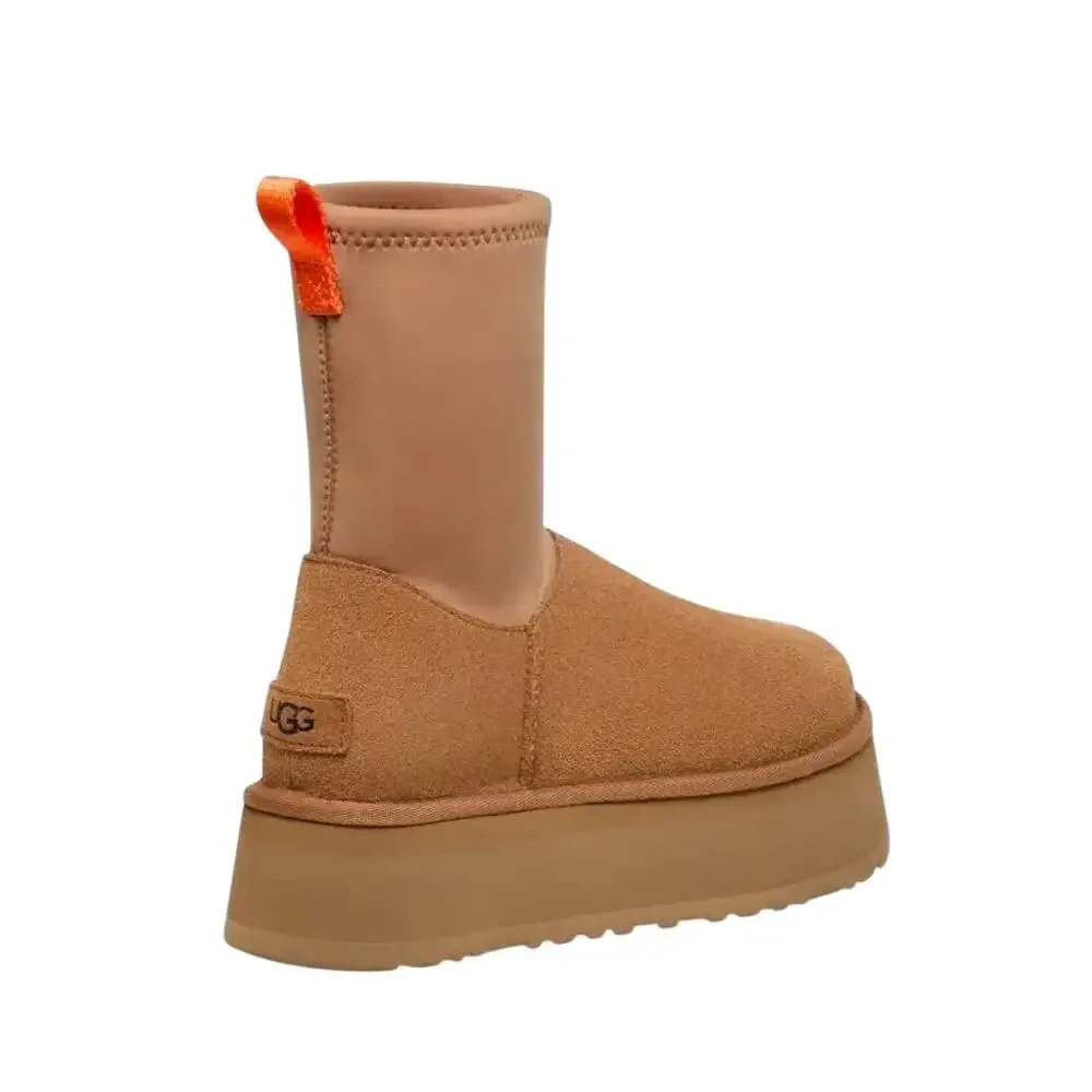 NWB Ugg Chestnut Classic Dipper 100% Authentic Stretch Sock Boots Booties Size 8